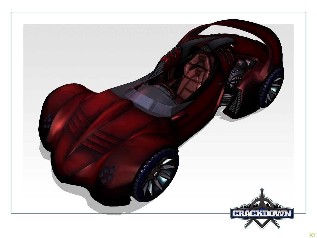Render of the Agency Race Car. (2006)