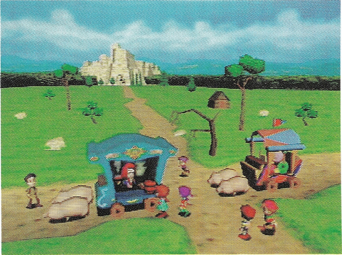 Lucas and the Ness lookalike at the Crossroads.