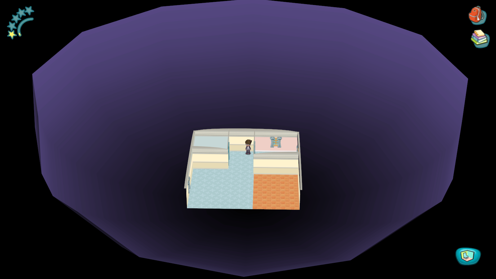 A full view of the interior with the half-dome visible. A full view of the interior with the half-dome visible.