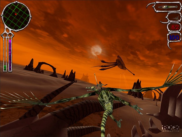 Fish-like wraith creature in front of Wraithslicer Fish-like wraith creature in front of Wraithslicer