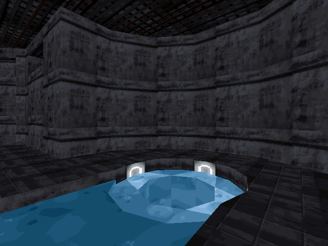 Hole that leads to the secret area. Hole that leads to the secret area.