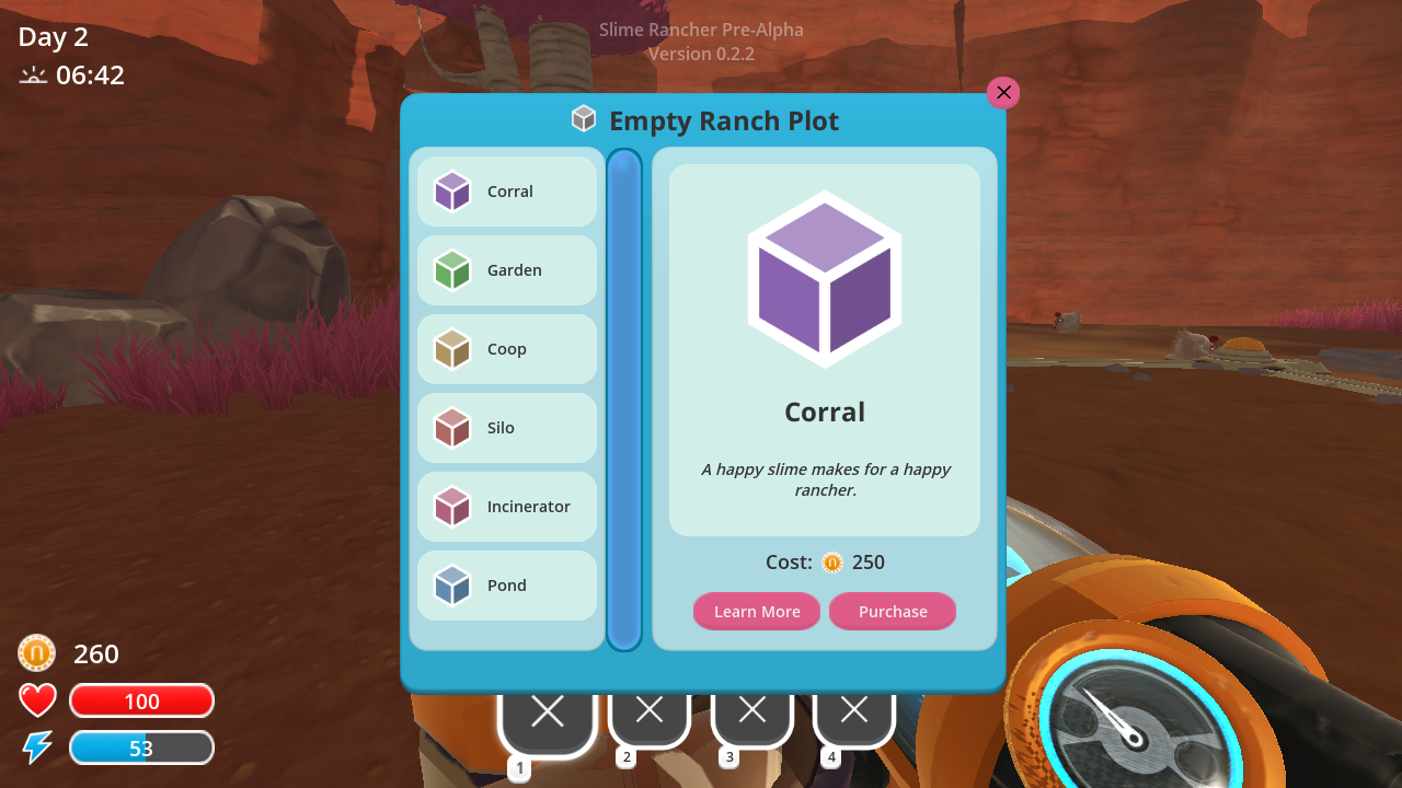 Empty Ranch plot list before v0.3.0.