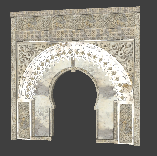 An older version of the large palace door. An older version of the large palace door.