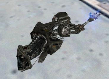 Rear of attacking legless EDF-209. Rear of attacking legless EDF-209.