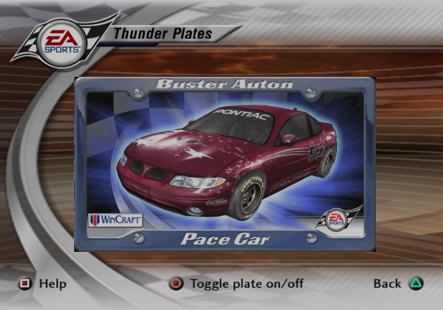 Buster Auton's Thunder Plate. Buster Auton's Thunder Plate.
