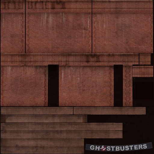 Brick textures for the outside. Brick textures for the outside.
