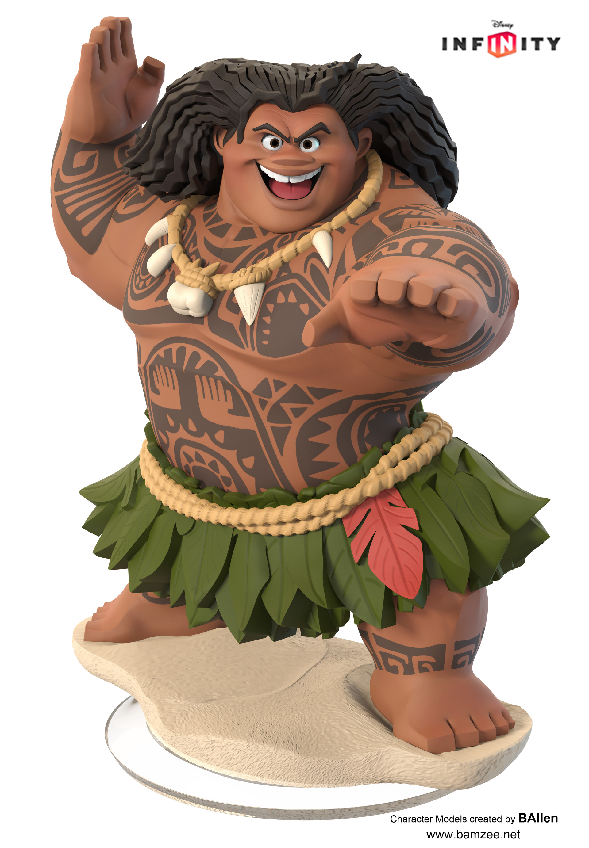 Official Render for Maui's figure.