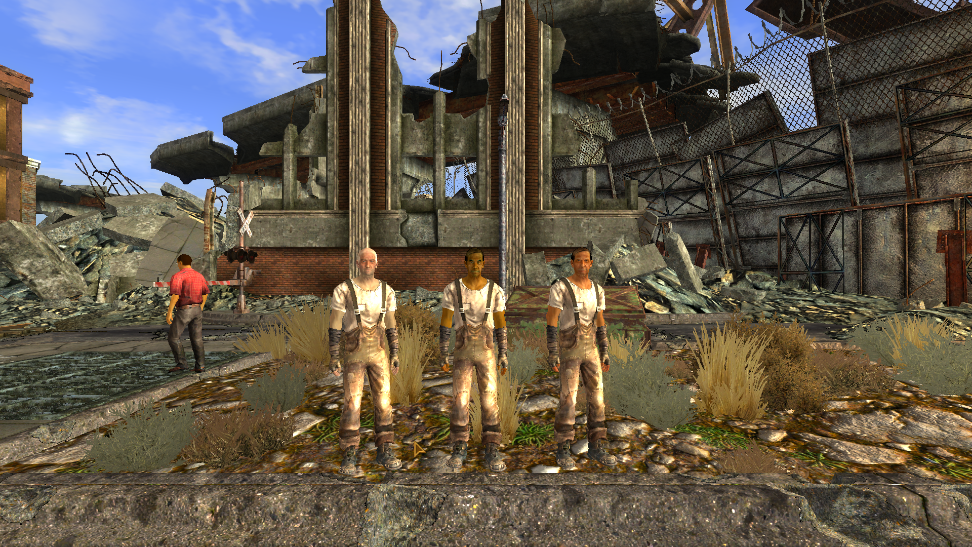Initial placements for the beggars.