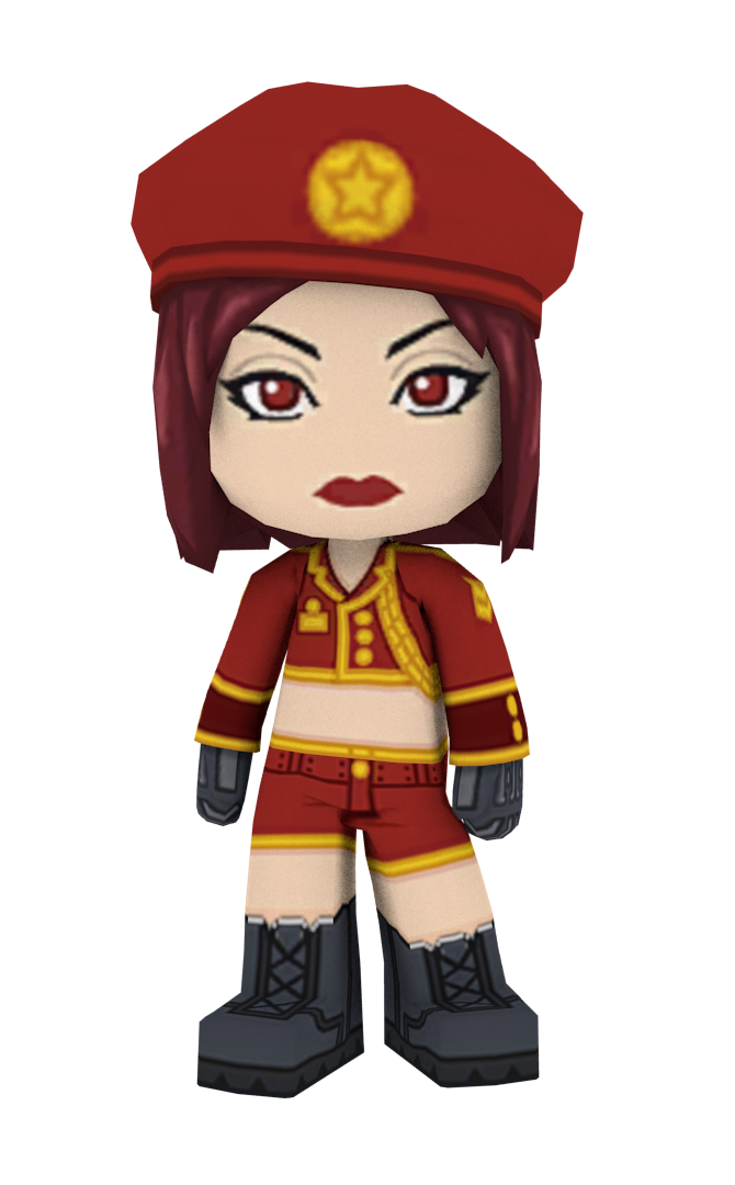 The 3D model of Natasha left in the game files