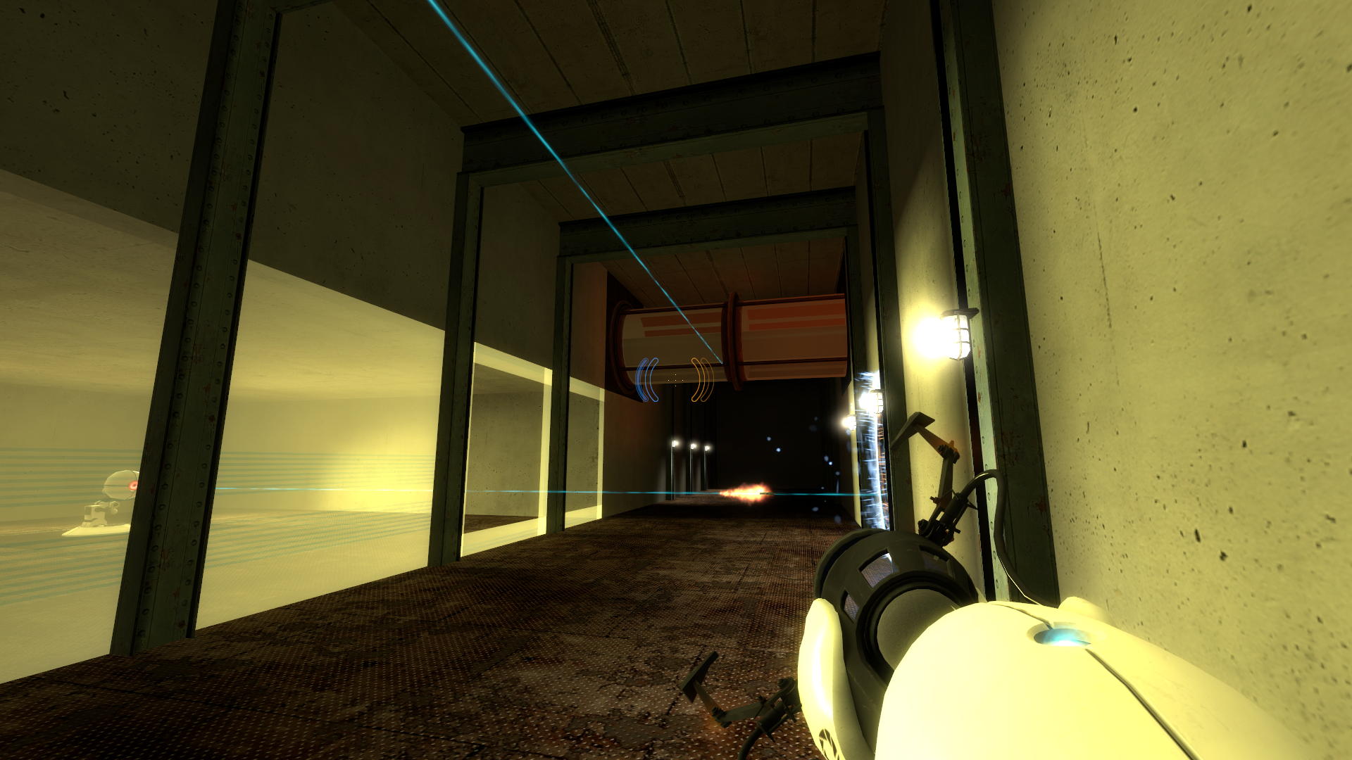 The area with the Rocket Turret, likely taken straight from devtest_01. The area with the Rocket Turret, likely taken straight from devtest_01.