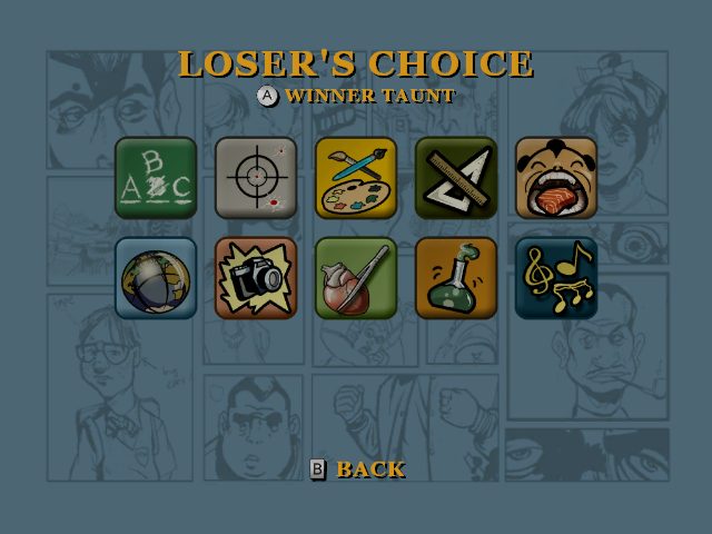 BullySEWii_MultiPlayerLoserChoiceScreen.png BullySEWii_MultiPlayerLoserChoiceScreen.png