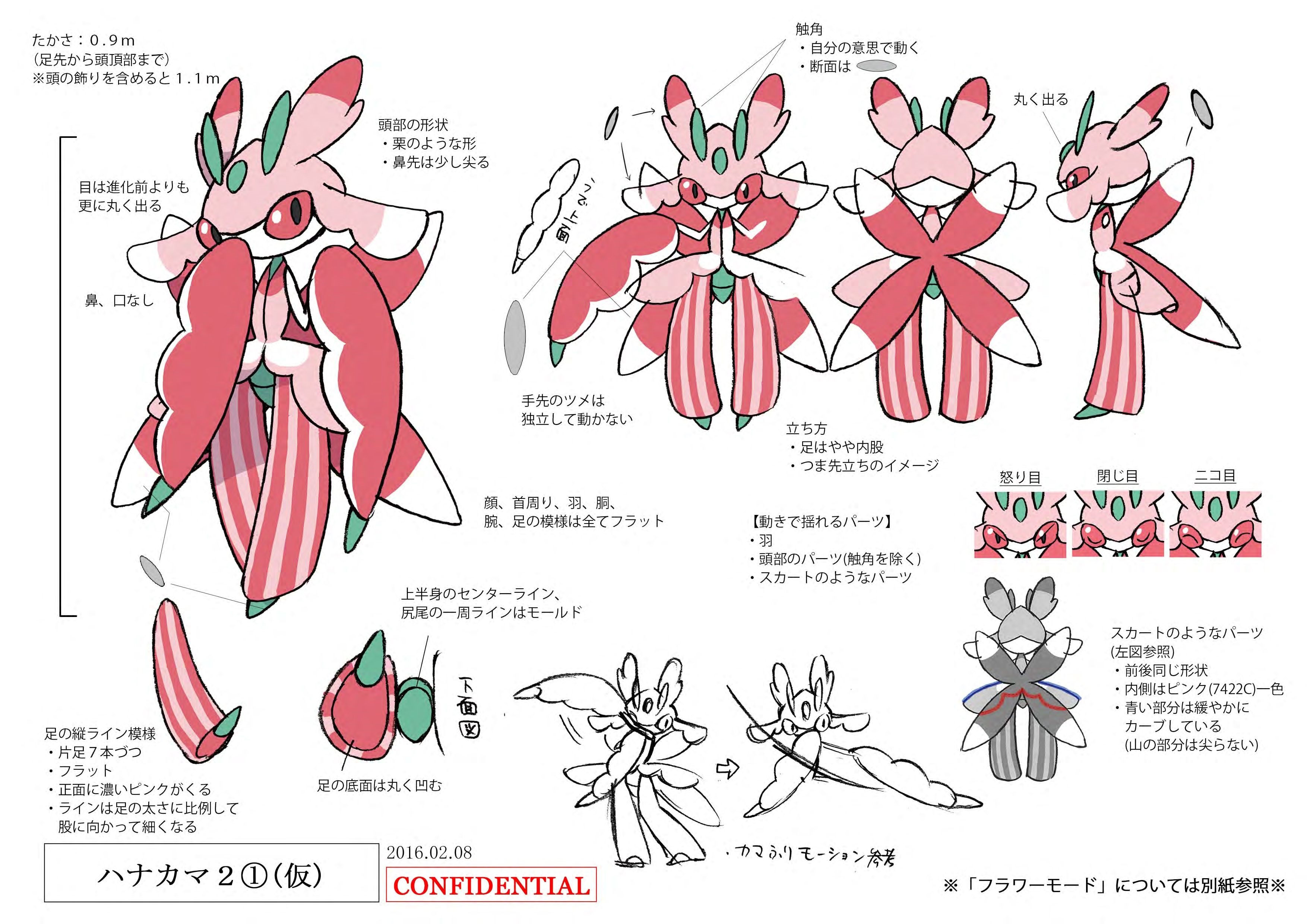 PokeSM_ConceptArt_ラランテス_三面図1.jpg PokeSM_ConceptArt_ラランテス_三面図1.jpg