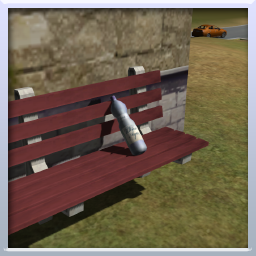 Leftover bottle finding mission icon.