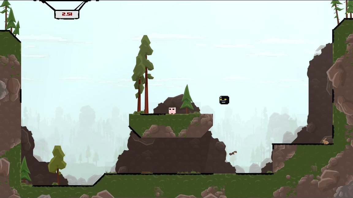 Meat Boy with Gish's graphics set. Meat Boy with Gish's graphics set.