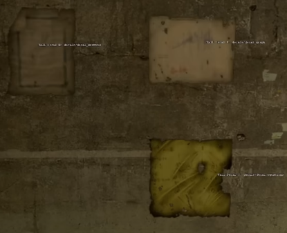 The missing textures restored. The missing textures restored.