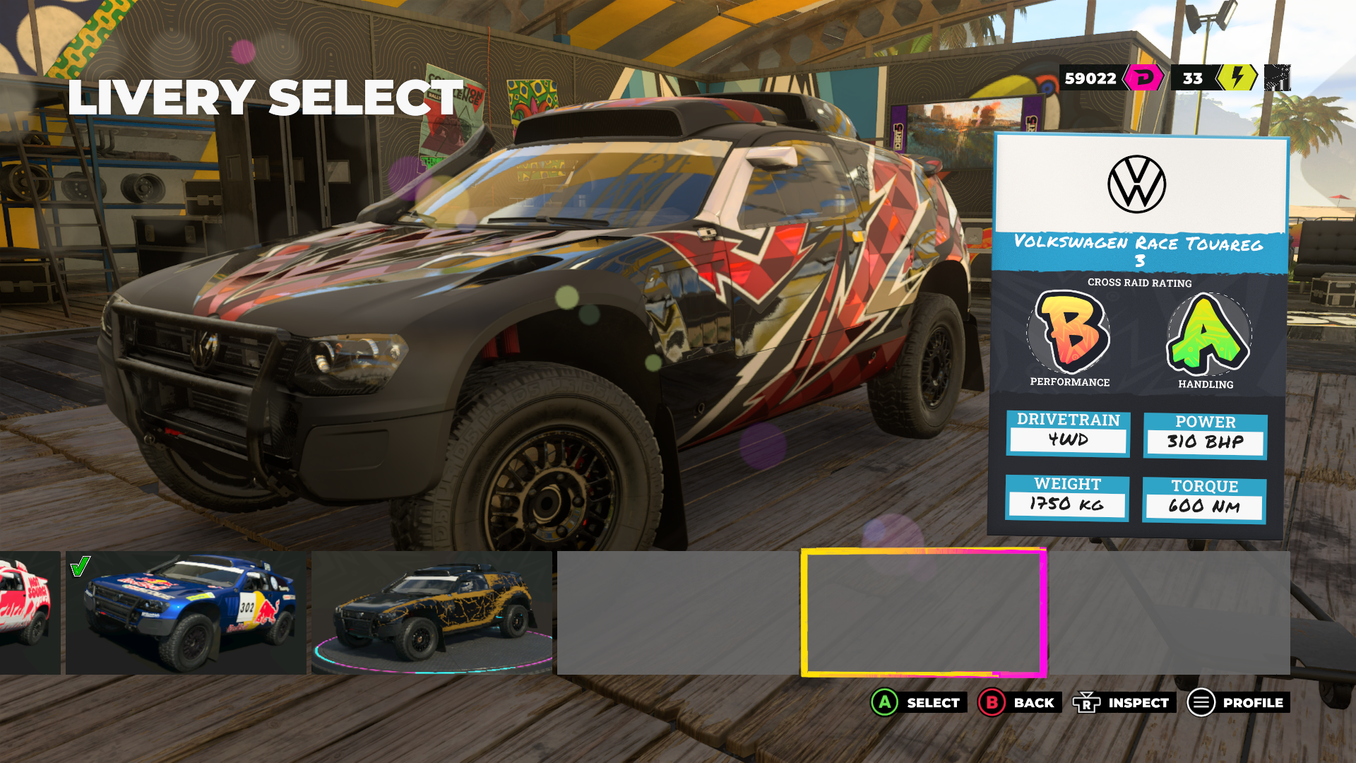 6th livery for the Touareg. 6th livery for the Touareg.