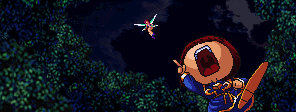 TEST A mockup of what part of the intro would've looked like. Uses OP_BG07 and sprites from OP_C07.