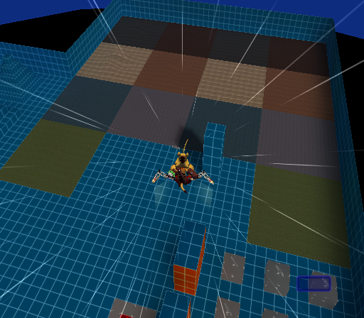 Large squares of unknown purpose. Large squares of unknown purpose.
