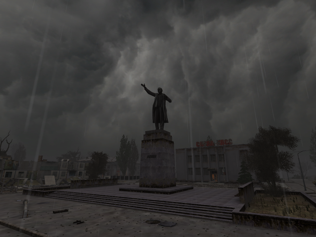 Dead City Lenin monunent Dead City Lenin monunent