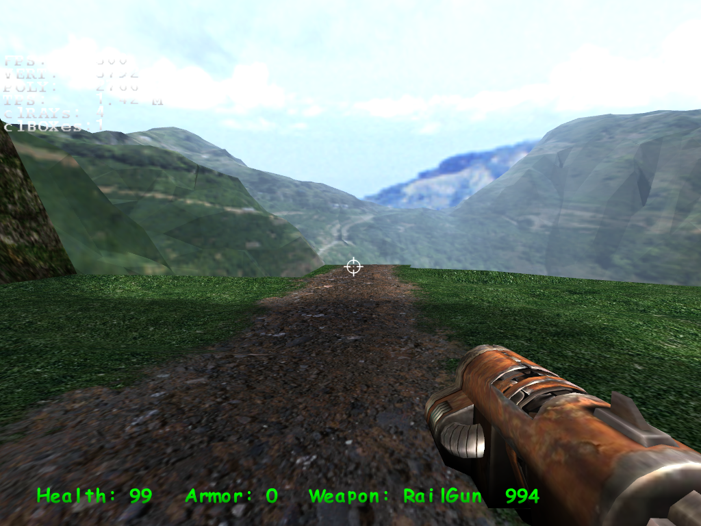 The end of the path. The end of the path.
