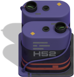 Two batteries with wires. Two batteries with wires.