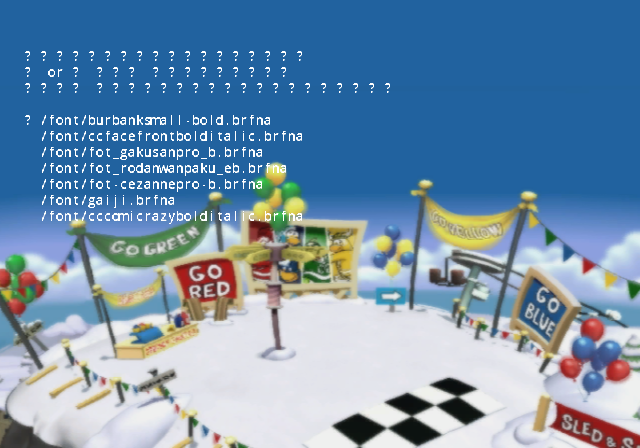 The Font Check Screen
