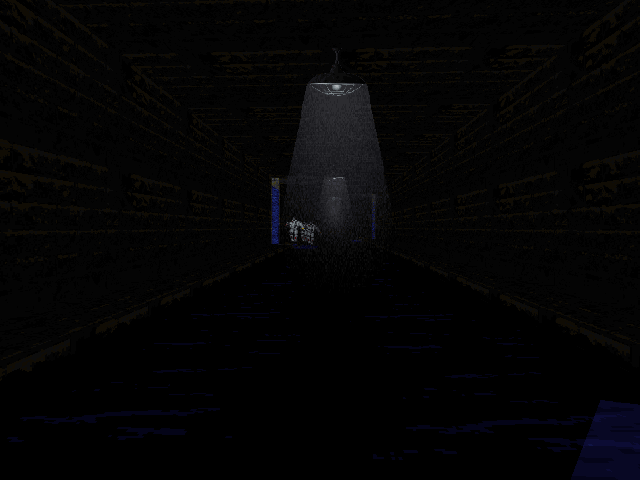 One end of the lower sewers.