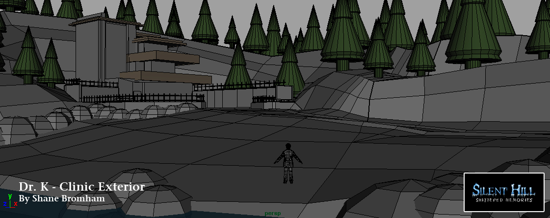 Render of an early version of the lighthouse exterior