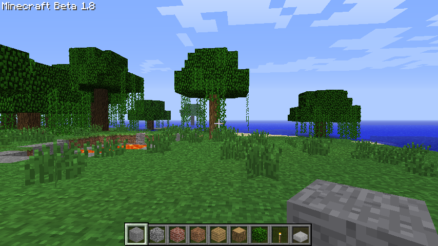 It closely resembles the current version of Minecraft. It closely resembles the current version of Minecraft.
