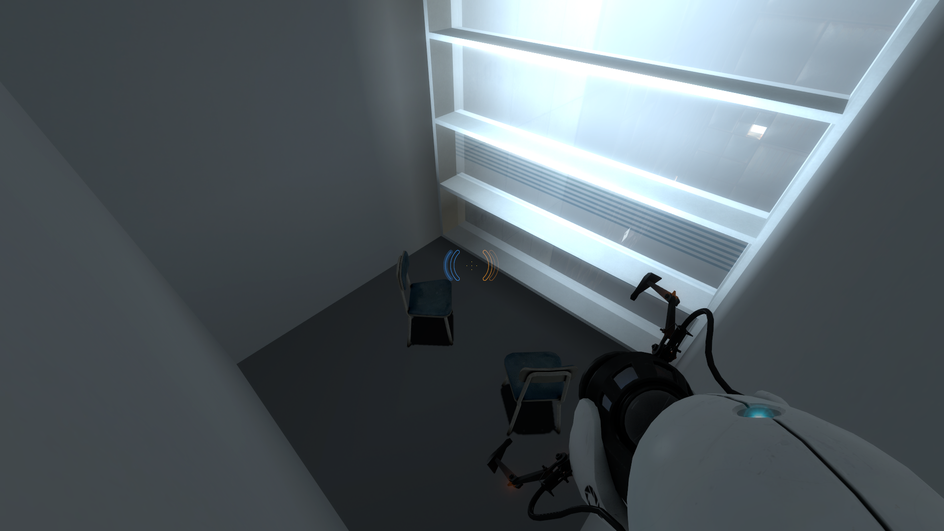 The first observation room looking quite barren. The first observation room looking quite barren.