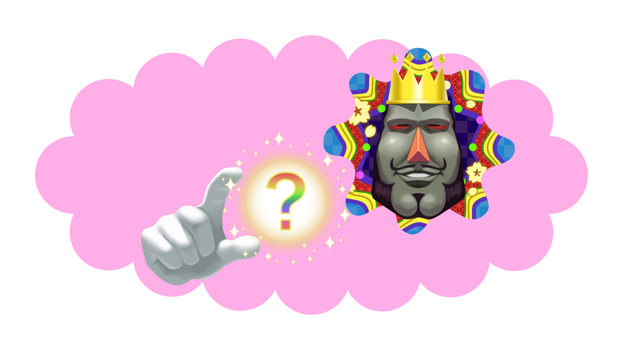 Tips_m8: The King happily holding up a mysterious thing. Tips_m8: The King happily holding up a mysterious thing.
