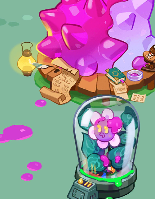 An unreleased Deco set, titled "Jelly Walker Incident", and is notably a reference to Cookie Wars. Only its thumbnail sprites remain. This set was shown off in this prerelease trailer.