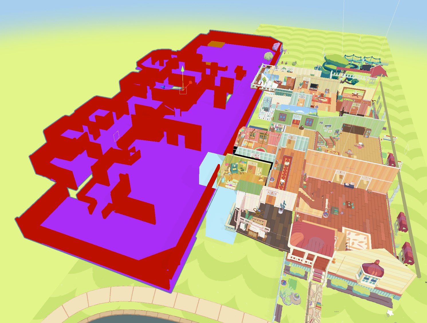 NavMesh blockout for test NPCs