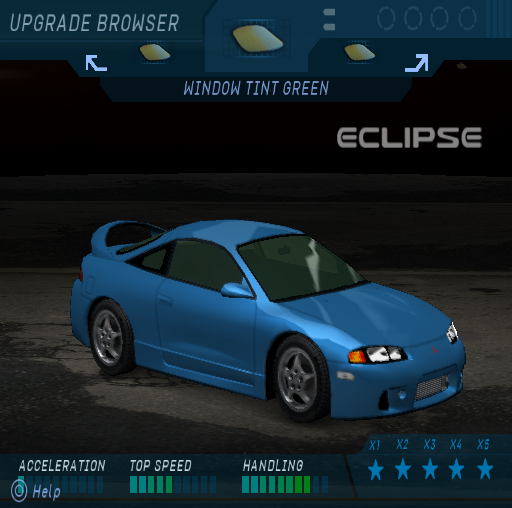 Green window tint. Green window tint.