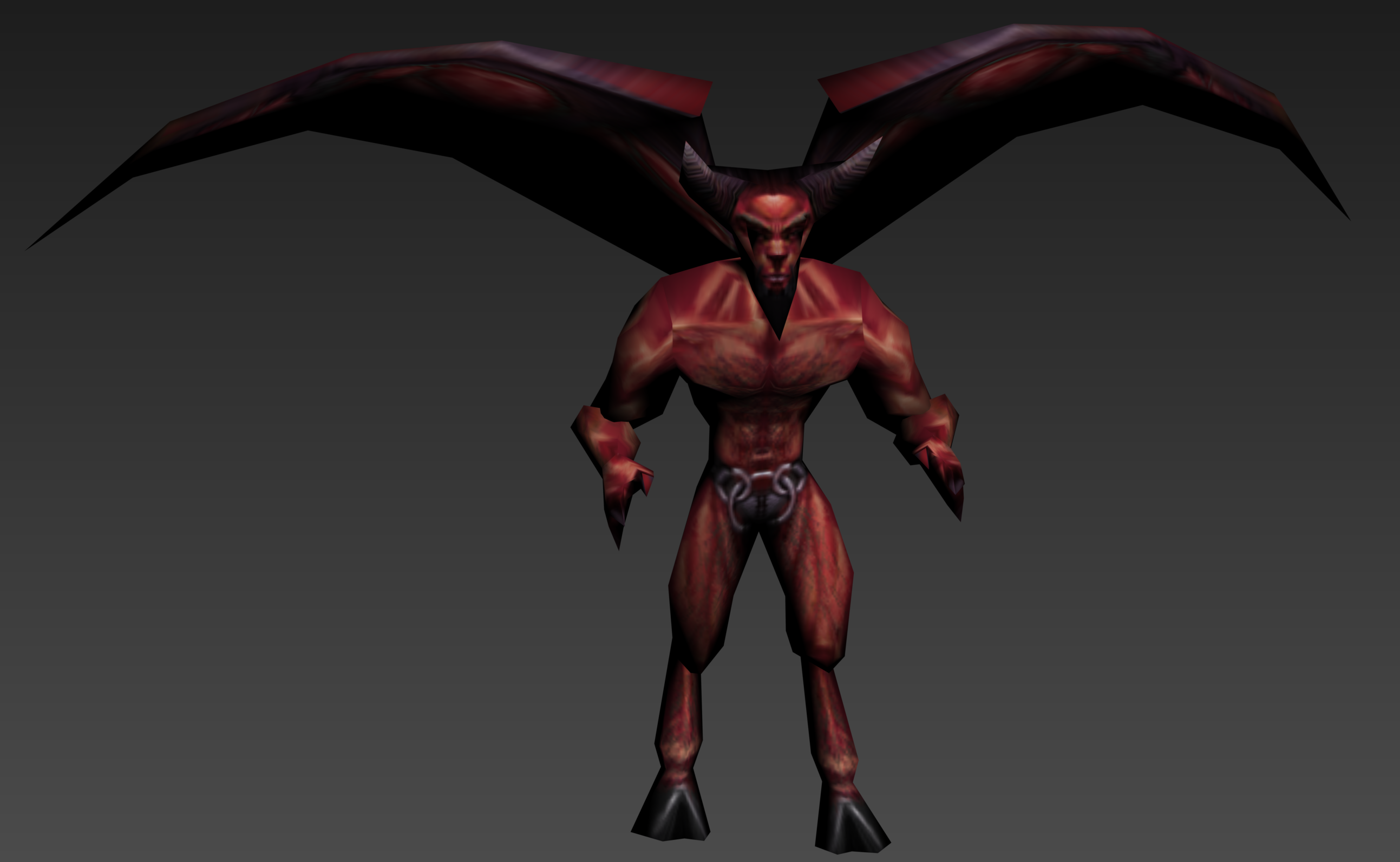 Azireth - The wings were "problematic" to animate. Azireth - The wings were "problematic" to animate.