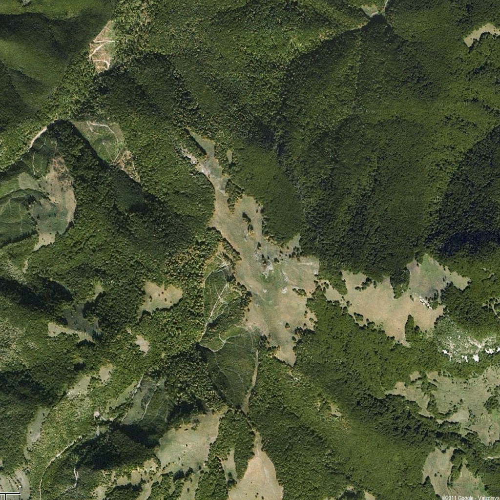 A map, with the text from Google Maps, in lithuanian!