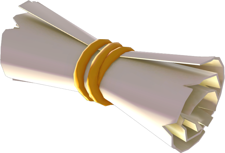 Unused scroll pickup model. Unused scroll pickup model.
