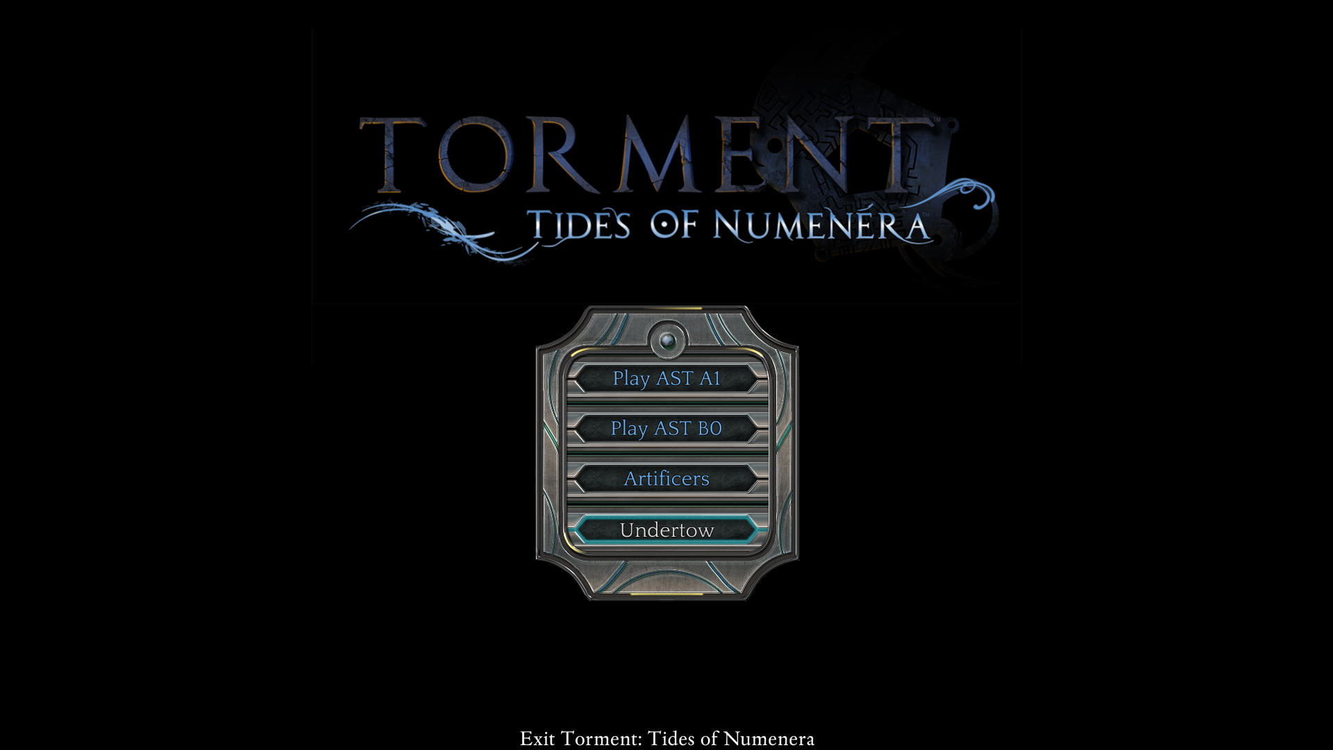 Main Menu - Undertow - Exit Torment: Tides of Numenera