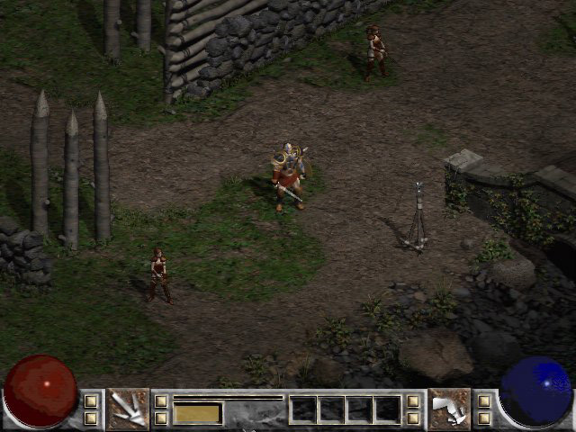 Kick skill, old interface.