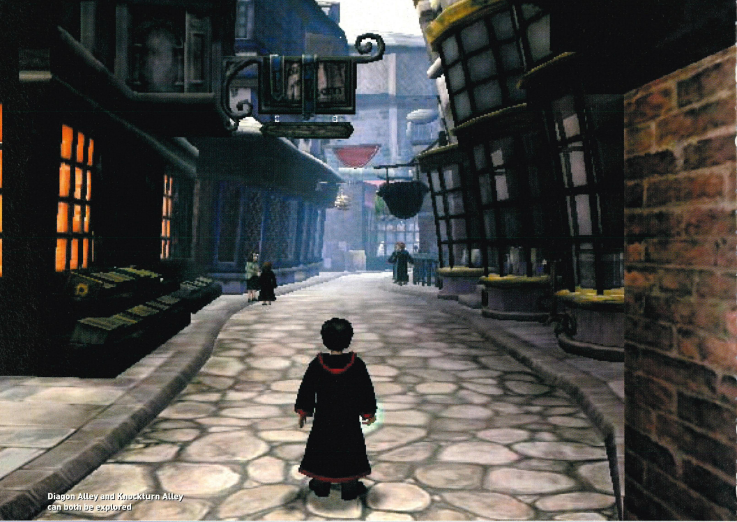 You can see both Weasley's twin and an empty Diagon Alley. All the wizards was probably in the making. You can see both Weasley's twin and an empty Diagon Alley. All the wizards was probably in the making.