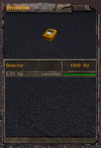 Detector description. Detector description.