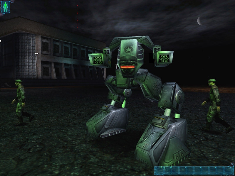 Vandenberg again, sans wall. UNATCO troopers wandering around for some reason.