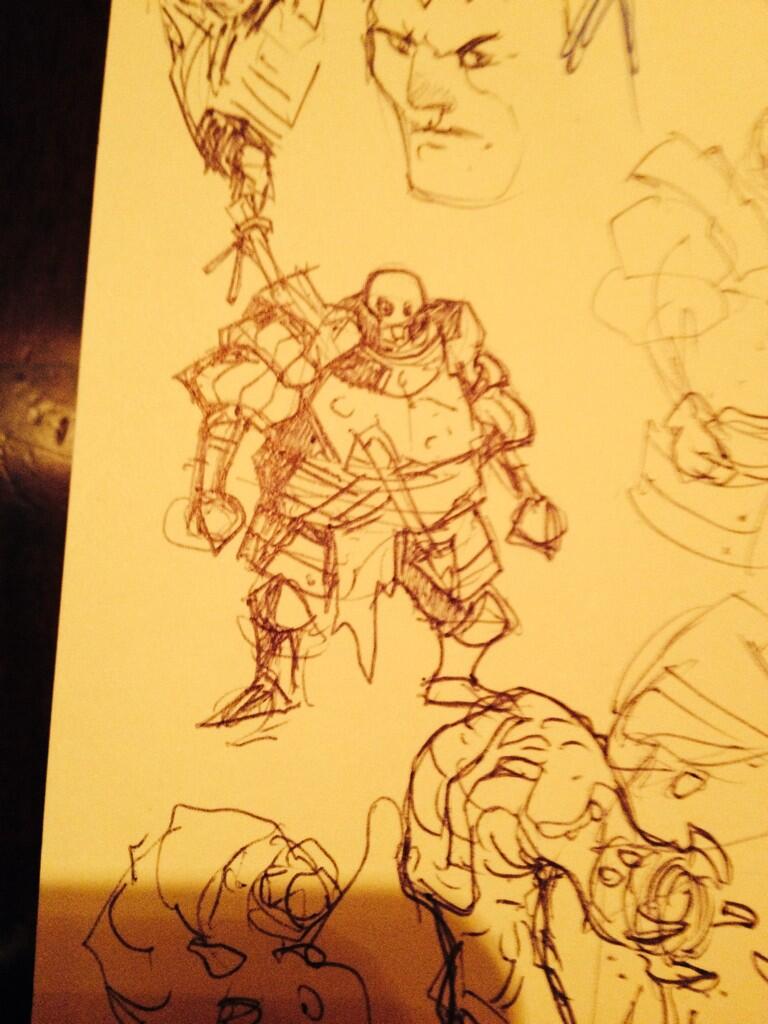 Another concept off of the official Red Hook site. Notable are a worm enemy and a Bone Captain.
