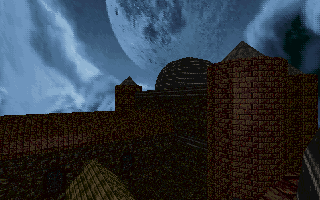 Closer look at the mosque.