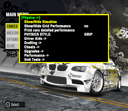 NFSPS-PS2-DebugMenuPhysics.png