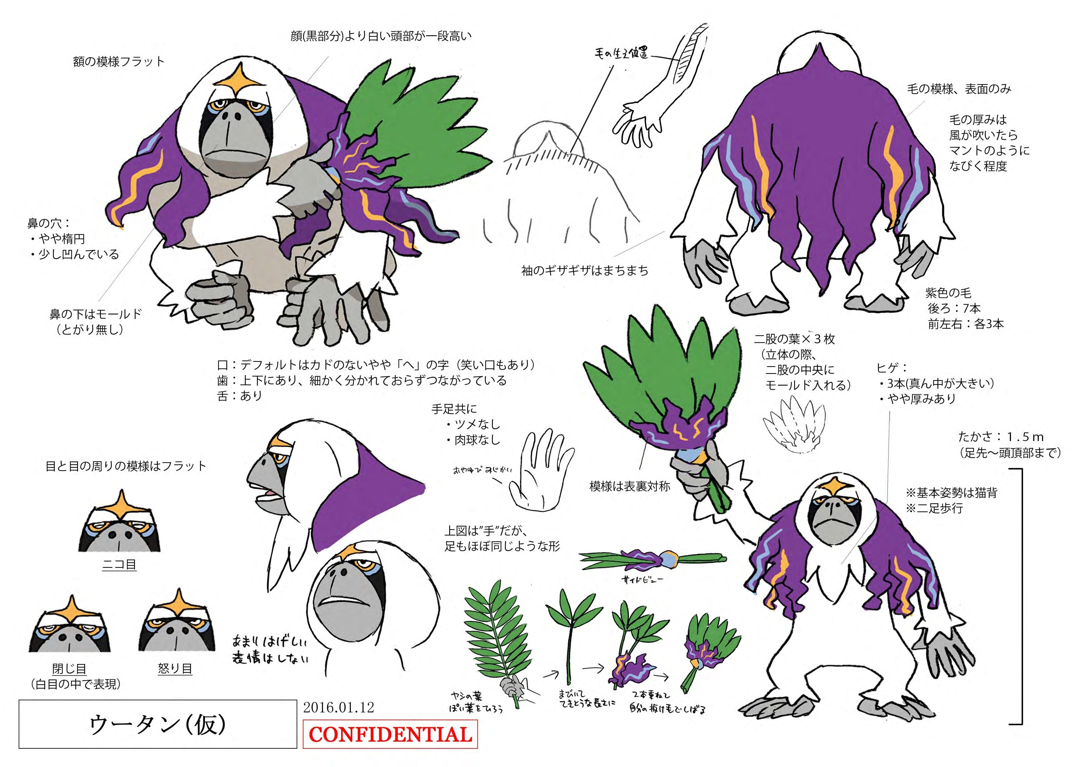 PokeSM_ConceptArt_ヤレユータン_三面図.jpg