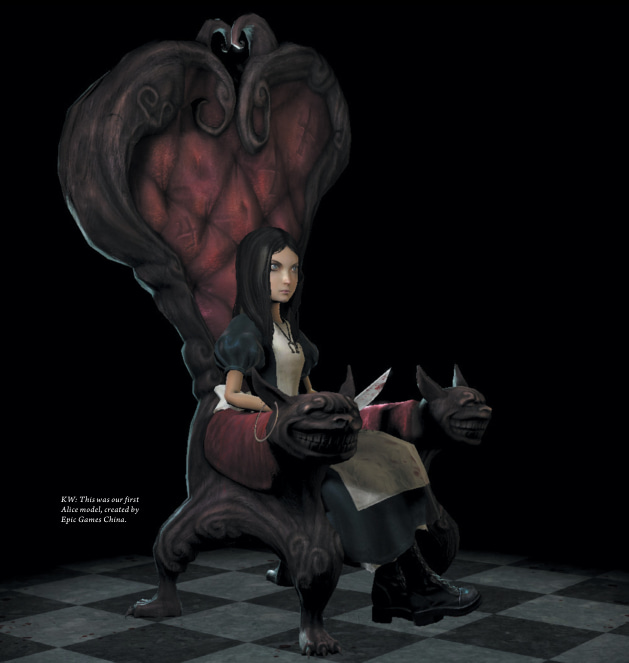 First 3D model of Alice. First 3D model of Alice.