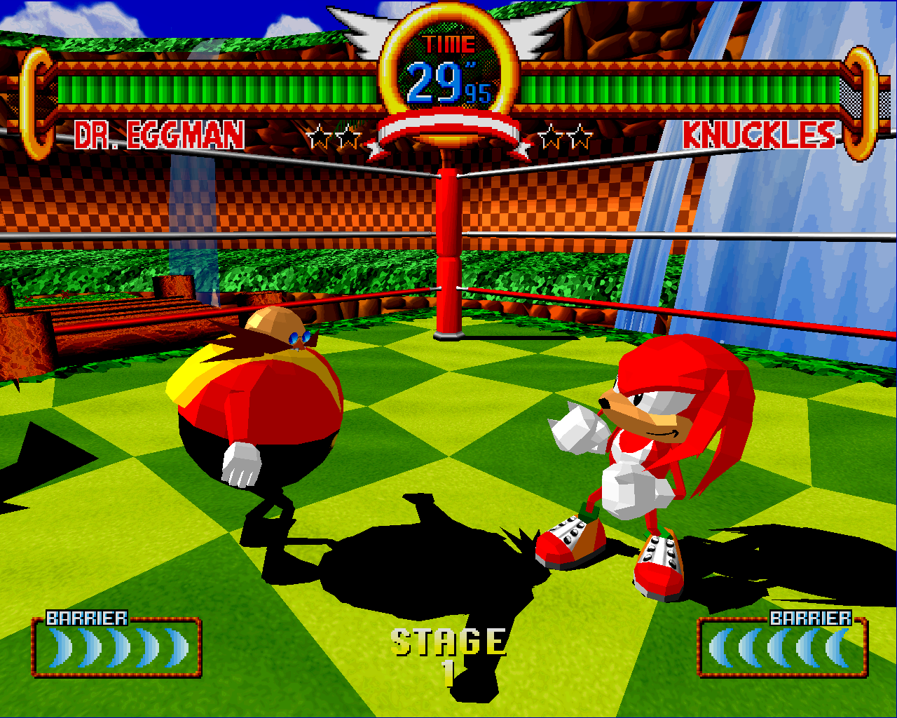 Eggman in gameplay. Eggman in gameplay.