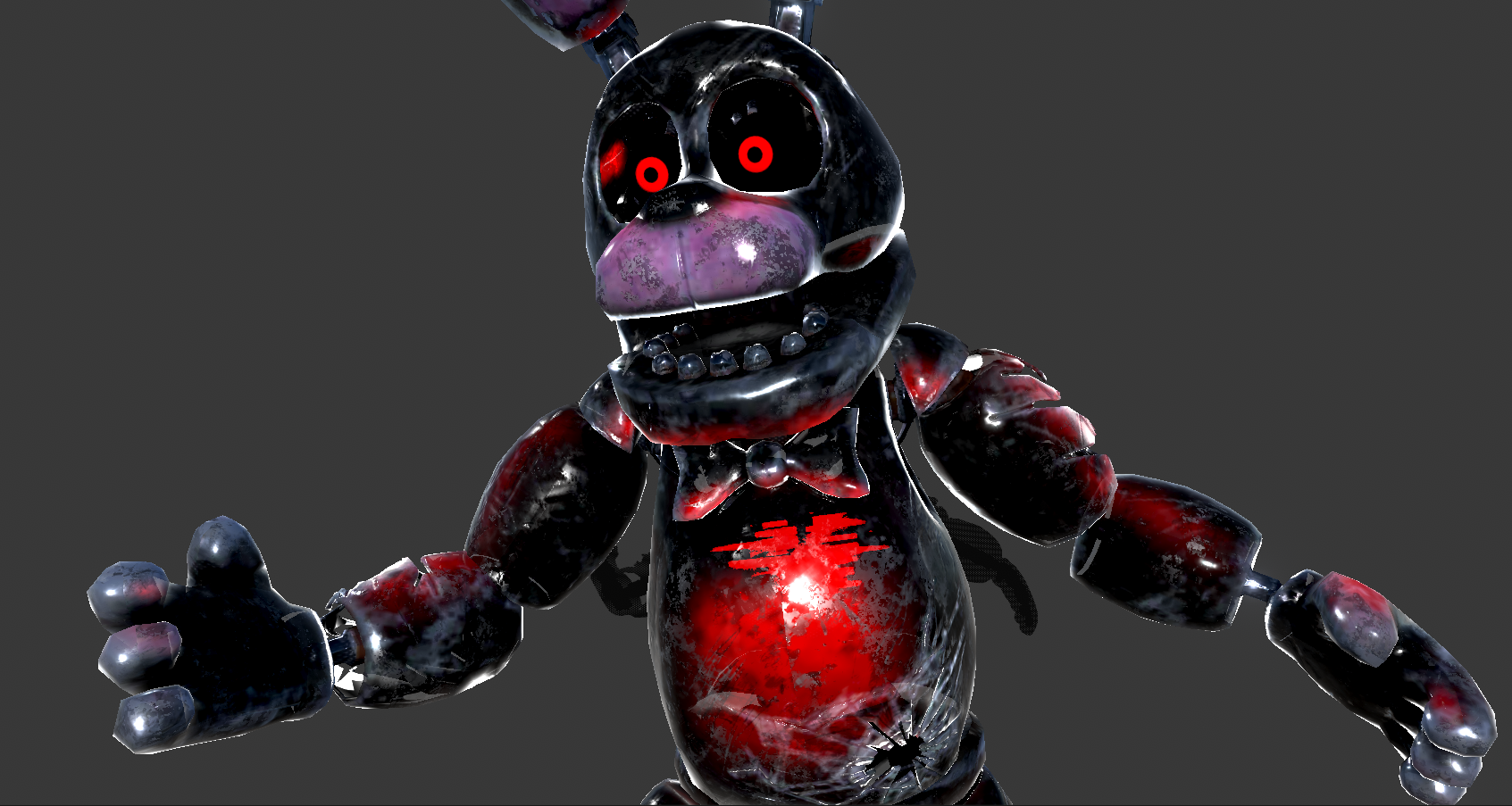 Black Heart Bonnie with his render heart shown