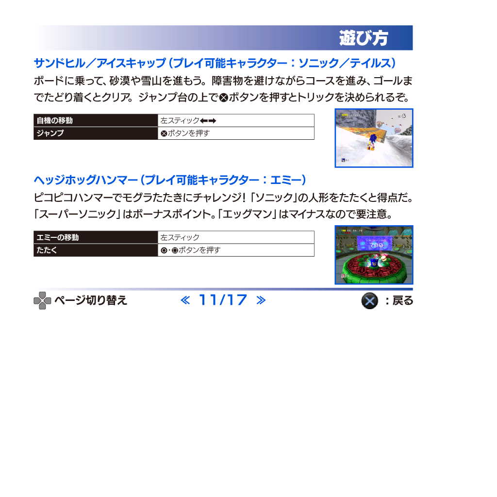 SonicAdventureDX2011_PS3Manual11.png